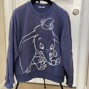 Zara Disney dumbo elephant sweatshirt S